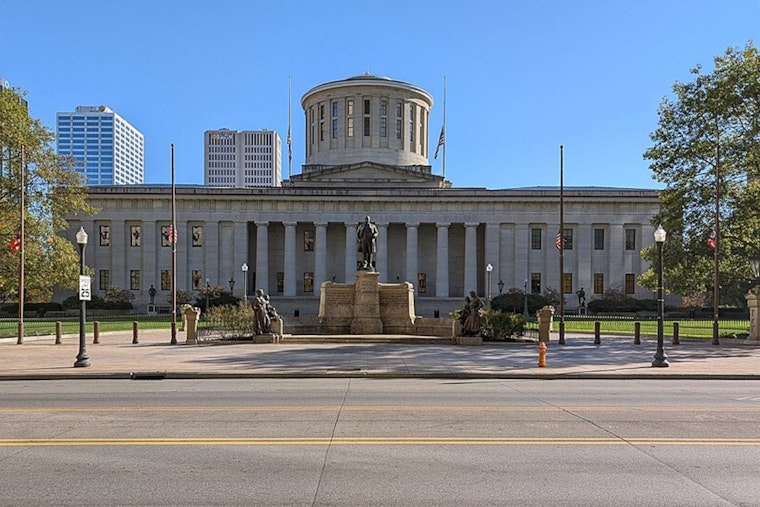 Purple Wave Floods Ohio Statehouse As Columbus Families Fight For Alzheimer’s Lifeline