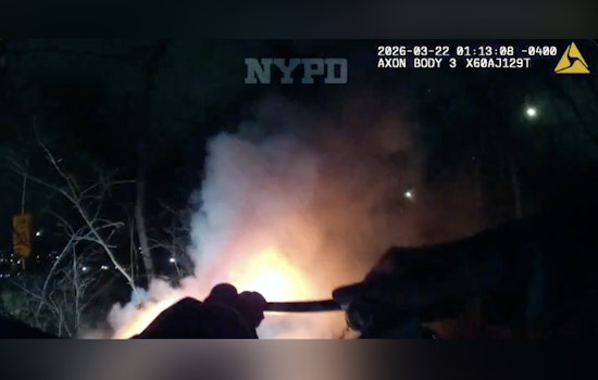 Queens Parkway Inferno As Troopers, Cops Drag Three From Burning Wreck