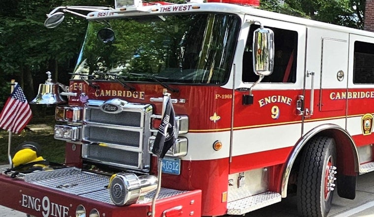 Quick-Acting Crews Snuff Garden Street Porch Blaze In Cambridge
