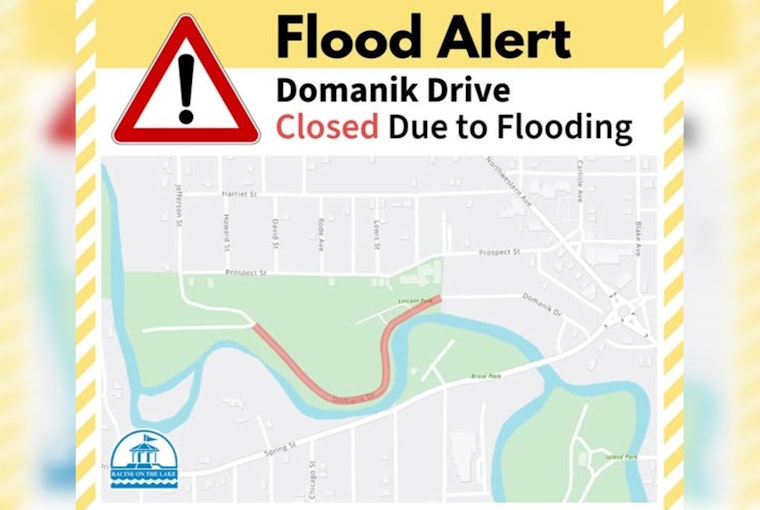 Root River Rises, Racine Street Shuts and Neighbors Scramble
