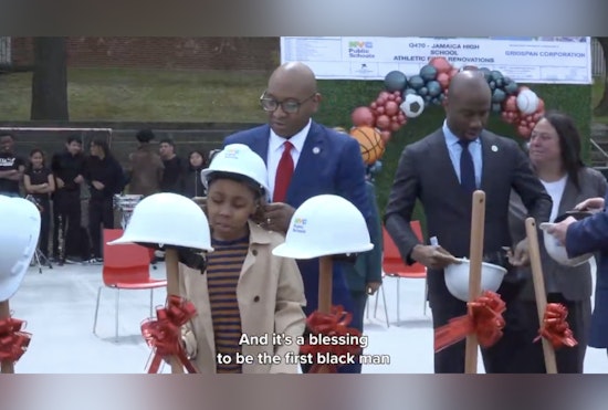 Richards Goes Back To School, Kicks Off Jamaica High’s $7.7 Million Track And Cricket Field