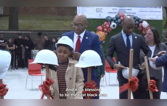 Richards Goes Back To School, Kicks Off Jamaica High’s $7.7 Million Track And Cricket Field