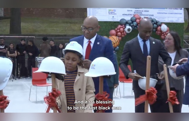 Richards Goes Back To School, Kicks Off Jamaica High’s $7.7 Million Track And Cricket Field