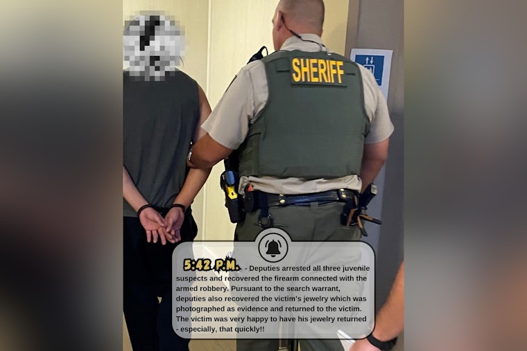 Ring Cam And Plate Readers Help Yuba Deputies Collar Masked Teen Robbery Crew