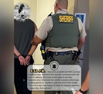 Ring Cam And Plate Readers Help Yuba Deputies Collar Masked Teen Robbery Crew