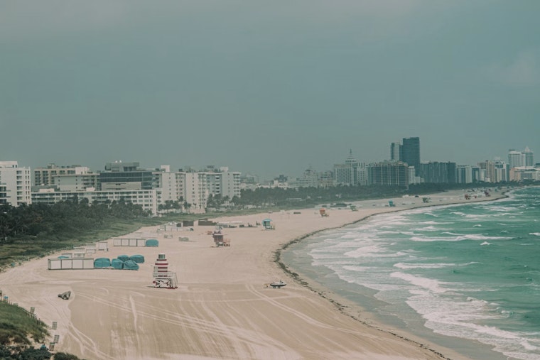 Rip Currents and Wildfire Smoke Crash South Florida Beach Day