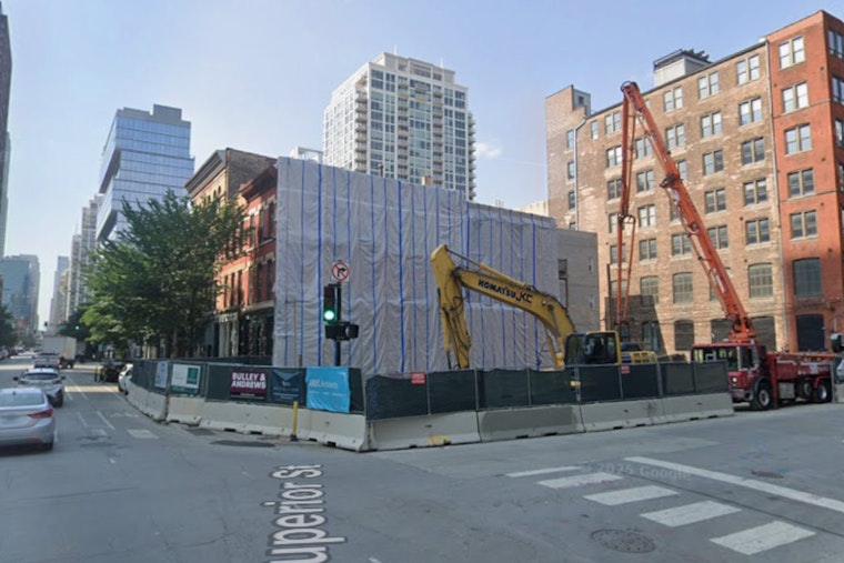 River North Social Club Tears Down Old Storefronts, Races Toward September Debut