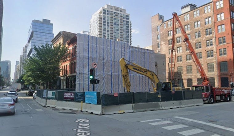 River North Social Club Tears Down Old Storefronts, Races Toward September Debut