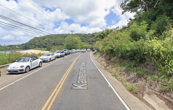 Rocks Rain Down at Waimea Bay, Shutting Kamehameha Highway Both Ways