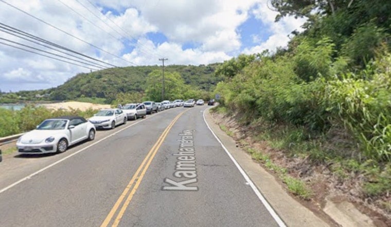 Rocks Rain Down at Waimea Bay, Shutting Kamehameha Highway Both Ways