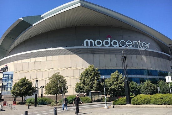 Rose City Ignites: Portland Fire Light Up Moda Center With 'Fire Pit' Court