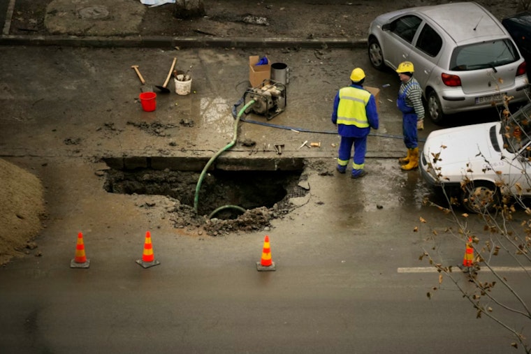 Rosillo Creek Reeks After 100,000-Gallon Sewer Main Collapse