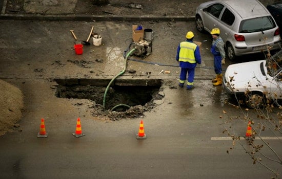 Rosillo Creek Reeks After 100,000-Gallon Sewer Main Collapse