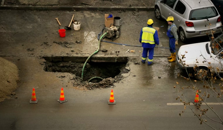 Rosillo Creek Reeks After 100,000-Gallon Sewer Main Collapse