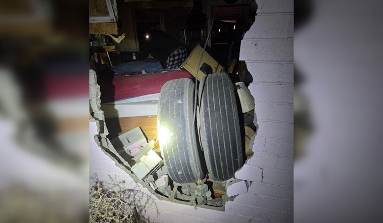 Runaway Cement Truck Wheels Rip Into Paulden Bedroom Off SR 89