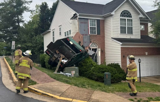 Runaway Garbage Truck Slams Into Lorton Home, Knocks Out Power To Dozens