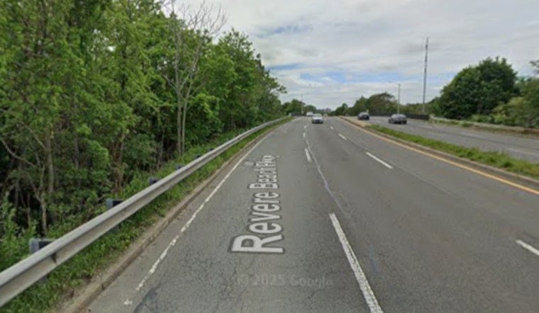 Runaway Truck Rips Through Everett Bank, Leaves Gaping Hole by Revere Beach Parkway