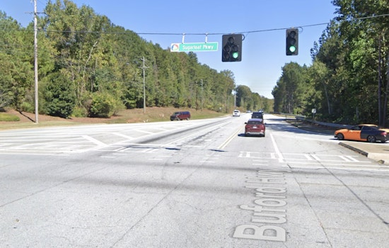 Rush-Hour Meltdown As Buford Highway Crumbles Near Sugarloaf