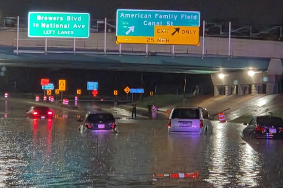 Rush-Hour Washout: I-43 Turns Into Milwaukee's Unwanted River