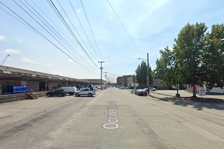 RV Erupts In Flames On Occidental Ave, Fears Someone Trapped Inside