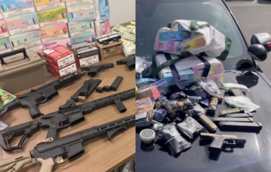 Sacramento Traffic Stop Explodes Into Gun Bust, Cash Haul and Drug Find