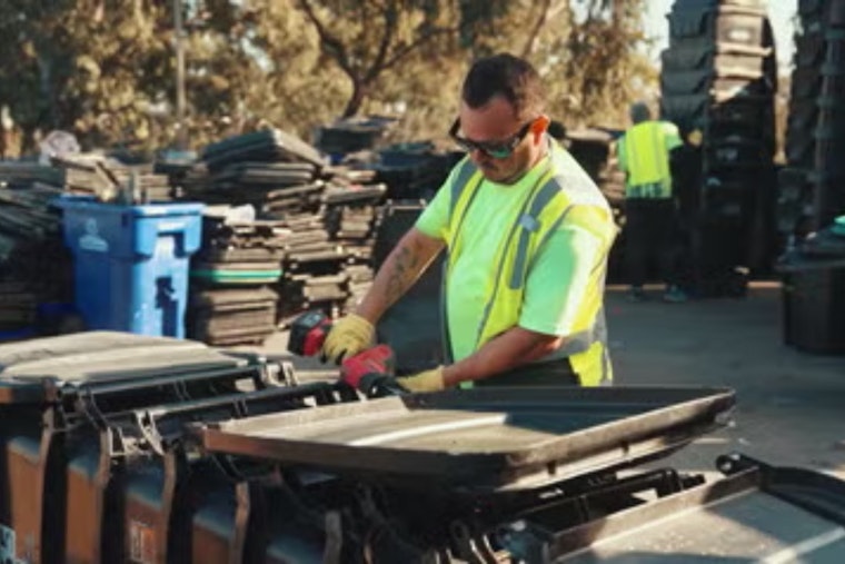 San Diego’s Big Trash Can Swap Grinds 750,000 Old Bins Into New Gear