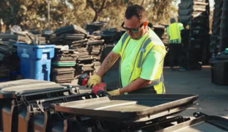 San Diego’s Big Trash Can Swap Grinds 750,000 Old Bins Into New Gear