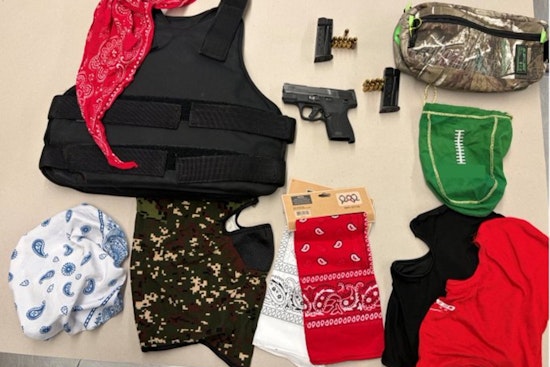 San Jose Cops Bust Curbside Hangout, Find Gun, Body Armor And Masks