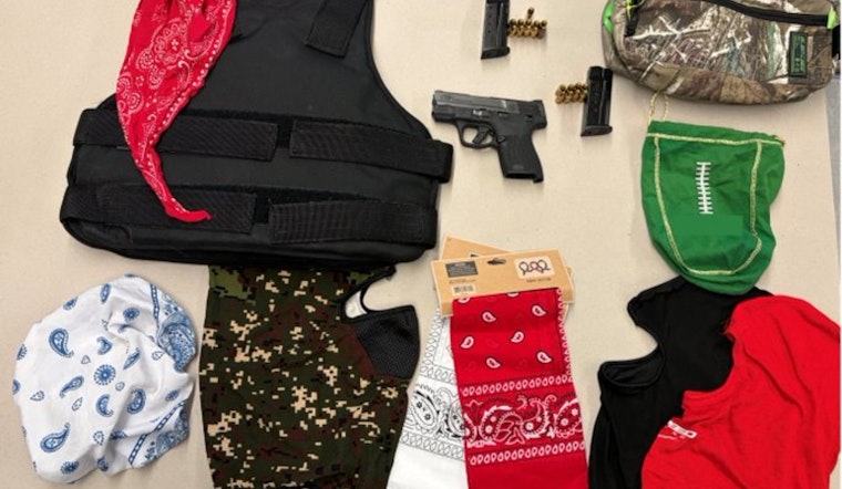 San Jose Cops Bust Curbside Hangout, Find Gun, Body Armor And Masks