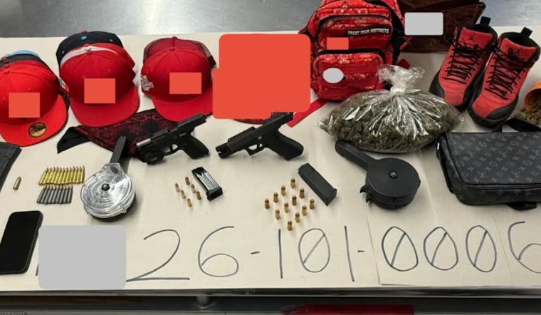 San Jose Cops Nab Pair Outside 'Nuisance' Business, Seize Gun In Parole Search