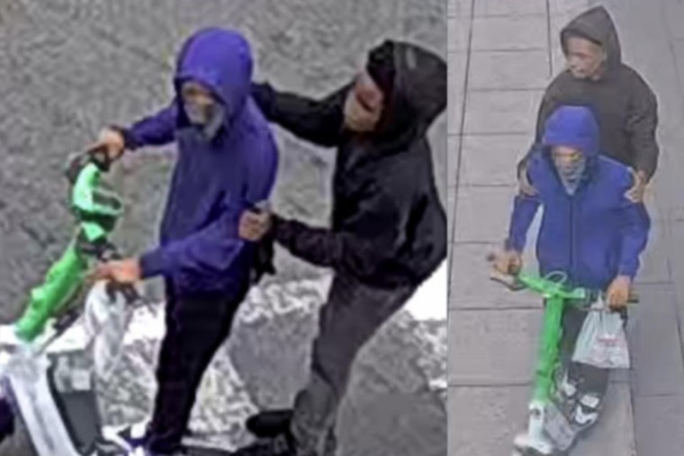 Scooter Snatch In Navy Yard As Cops Hunt Quick-Getaway Duo