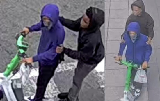Scooter Snatch In Navy Yard As Cops Hunt Quick-Getaway Duo