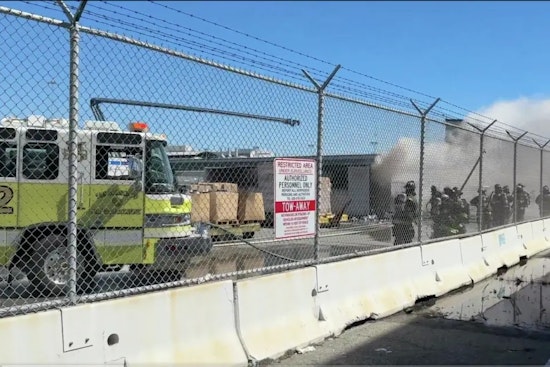 SFO Cargo Blaze Sends Smoke Soaring, Stalls AirTrain Blue Line