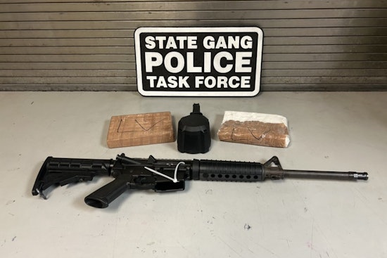 Six Nabbed as Gang Cops Seize AR-15, Fentanyl Haul in West Phoenix