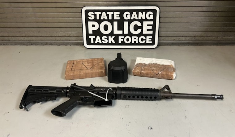 Six Nabbed as Gang Cops Seize AR-15, Fentanyl Haul in West Phoenix