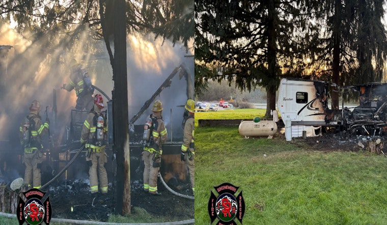 Snohomish County Trailer Inferno Leaves Two Dead Overnight