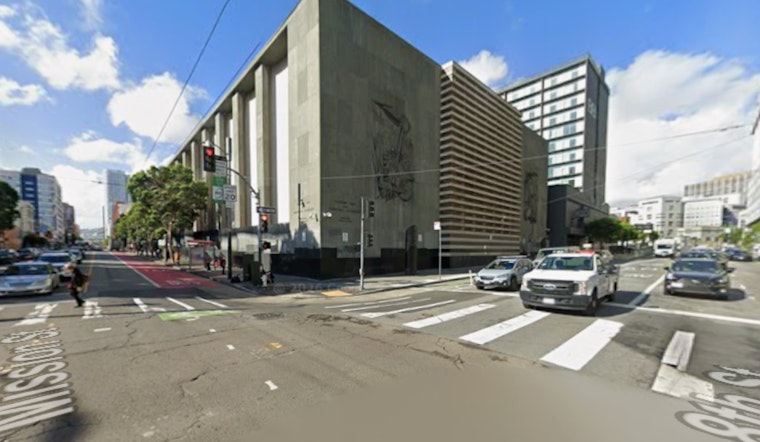 SoMa Mercedes Clips Cyclist on 8th and Mission, Then Bolts
