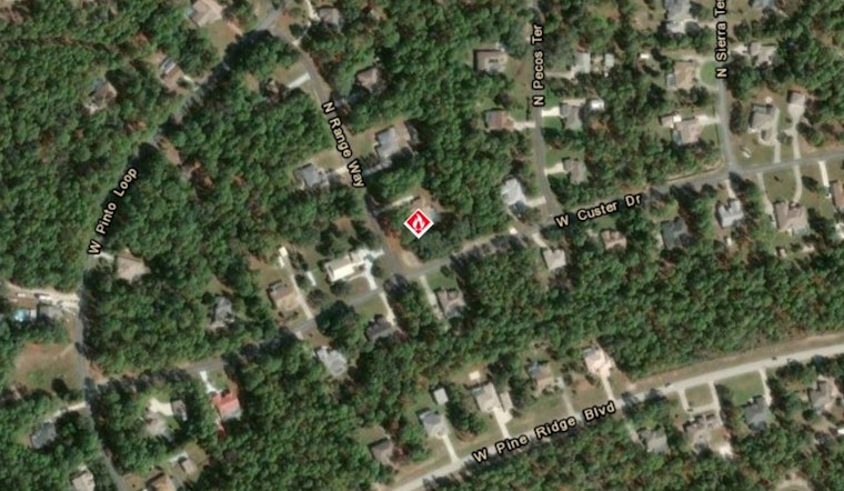 Brush Blaze Sparks Scramble Near Beverly Hills Homes in Citrus County