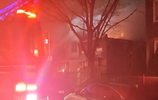 South Kedvale Rooftops Rip Open As Two-Building Fire Erupts