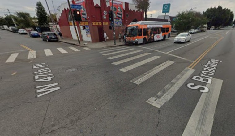 South LA Strip-Mall Chaos as Triple Shooting Erupts on Broadway