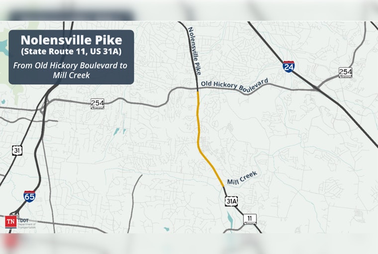 South Nashville’s Nolensville Pike Makeover Promises Relief, Brings Chaos