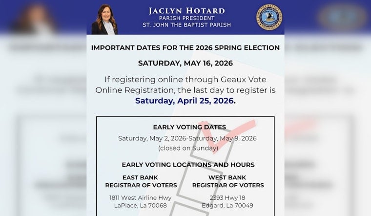 St. John Voters Get May 16 Date With The Ballot Box