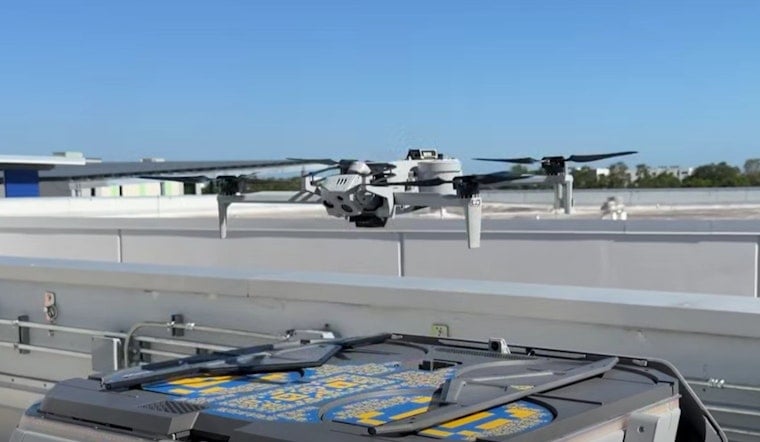 St. Pete Cops Launch Drone Hive To Put Eyes In The Sky In Seconds