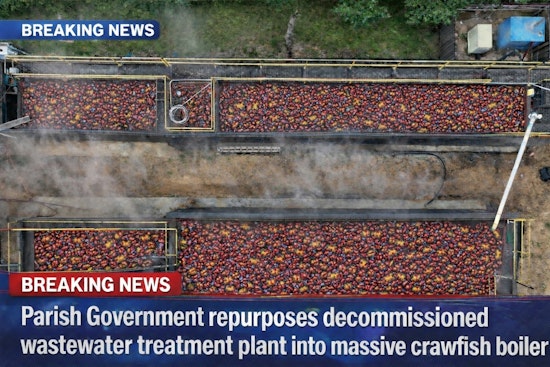 St. Tammany Turns Idle Wastewater Plant Into Mega Crawfish Boiler