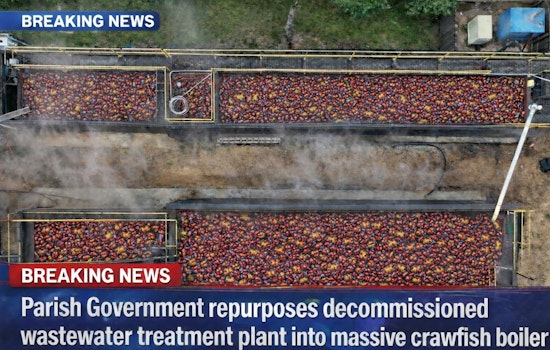 St. Tammany Turns Idle Wastewater Plant Into Mega Crawfish Boiler