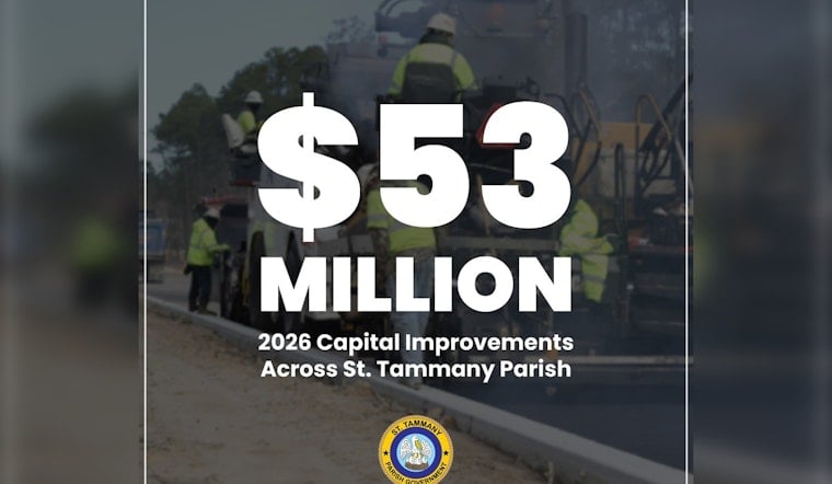 St. Tammany’s $53 Million Road Fix Blitz Aims To Unclog North Shore In 2026