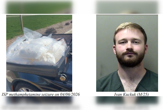 State Troopers Nab Alleged Meth Runner With Nearly 100-Pound Haul Near Bloomington