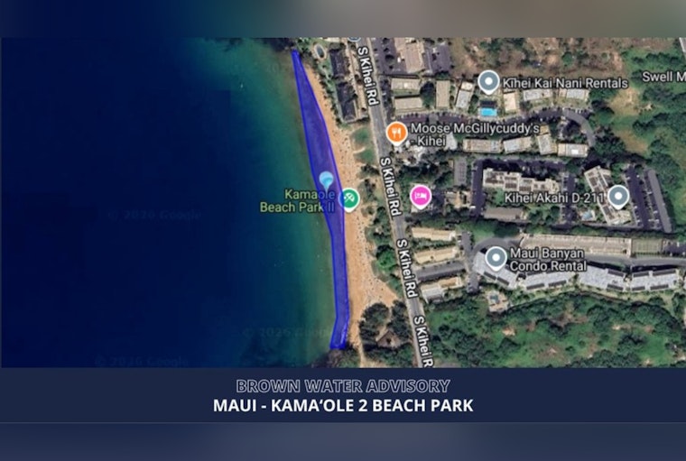 Storm-Soaked Kamaʻole 2 Turns Murky, Triggers Brown Water Alert
