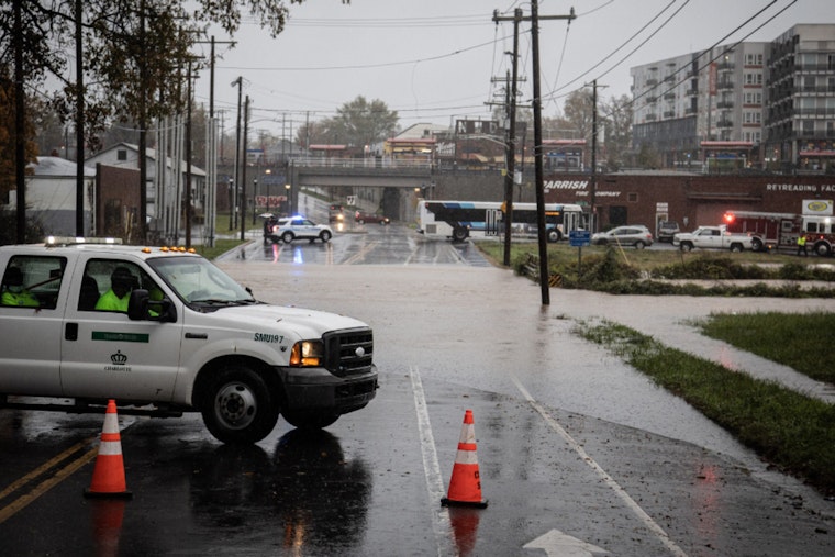 Stormy Wake-Up Soaks Charlotte As Blustery Afternoon Bears Down