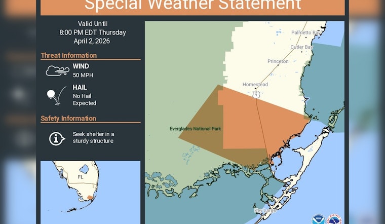 Sudden Storms Whip Miami-Dade With 50 Mph Gusts And Power Jitters